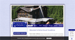 Desktop Screenshot of chaletvaldotain.it
